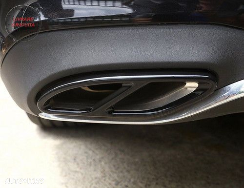 Ornamente tobe sistemul de evacuare Mercedes C-Class W205 C-Class S65 E65 GLE W166- livrare gratuita - 4