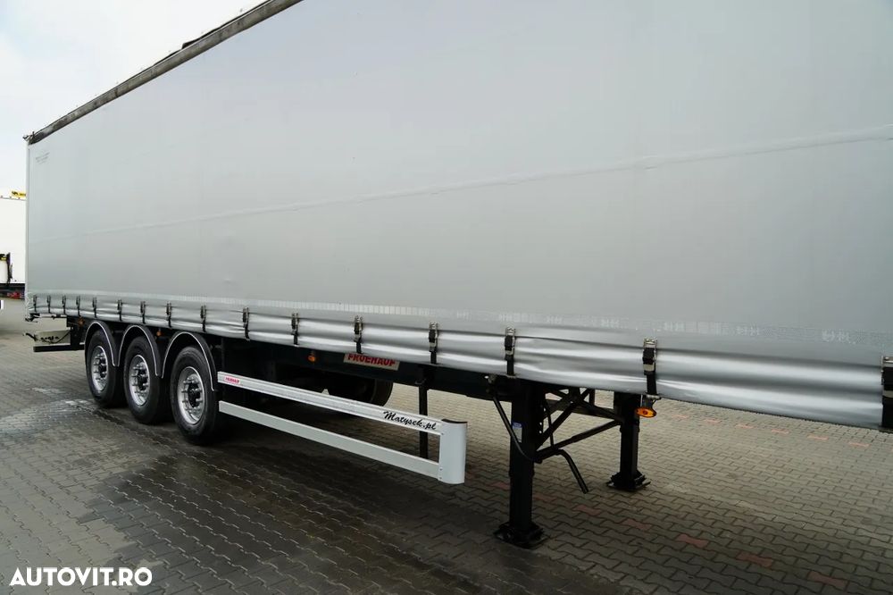 Fruehauf / CORTINĂ / STANDARD / LIFT 2.000 kg / BALCĂ PODEA PUTERNICĂ / AXE SAF - 10