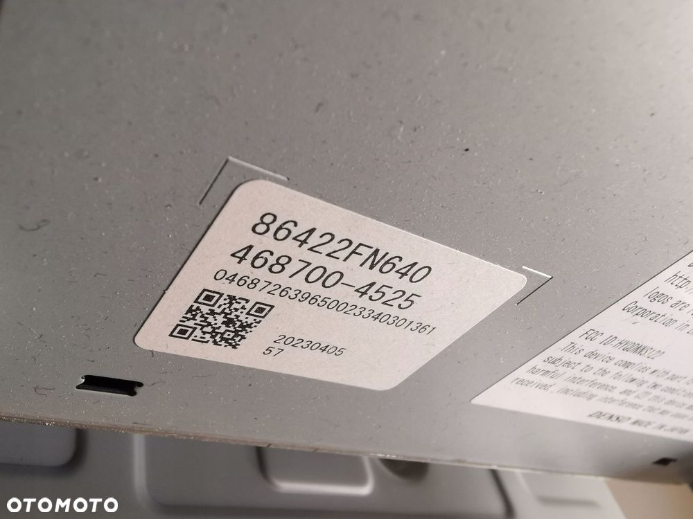 SUBARU XV III CROSSTREK 2023 2024 USA RADIO NAWIGACJIA EKRAN WYSWIETLACZ - 9