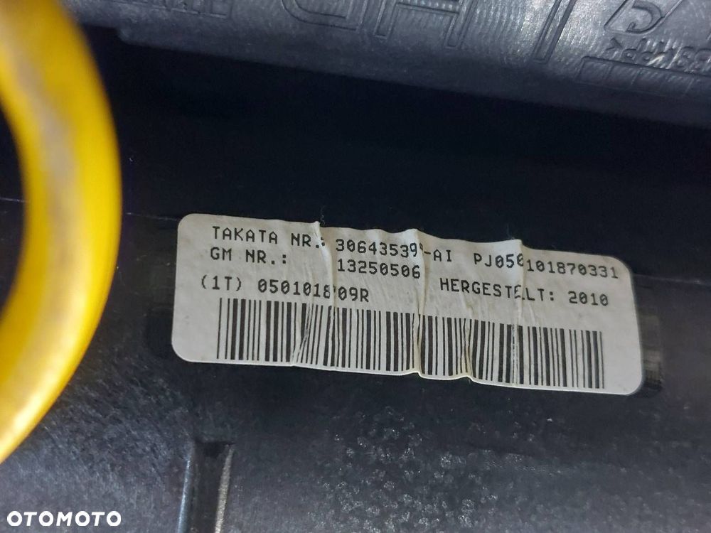 ZESTAW AIRBAG KOKPIT PODUSZKI MODUŁ OPEL MERIVA B 10-13r 13300473 - 15