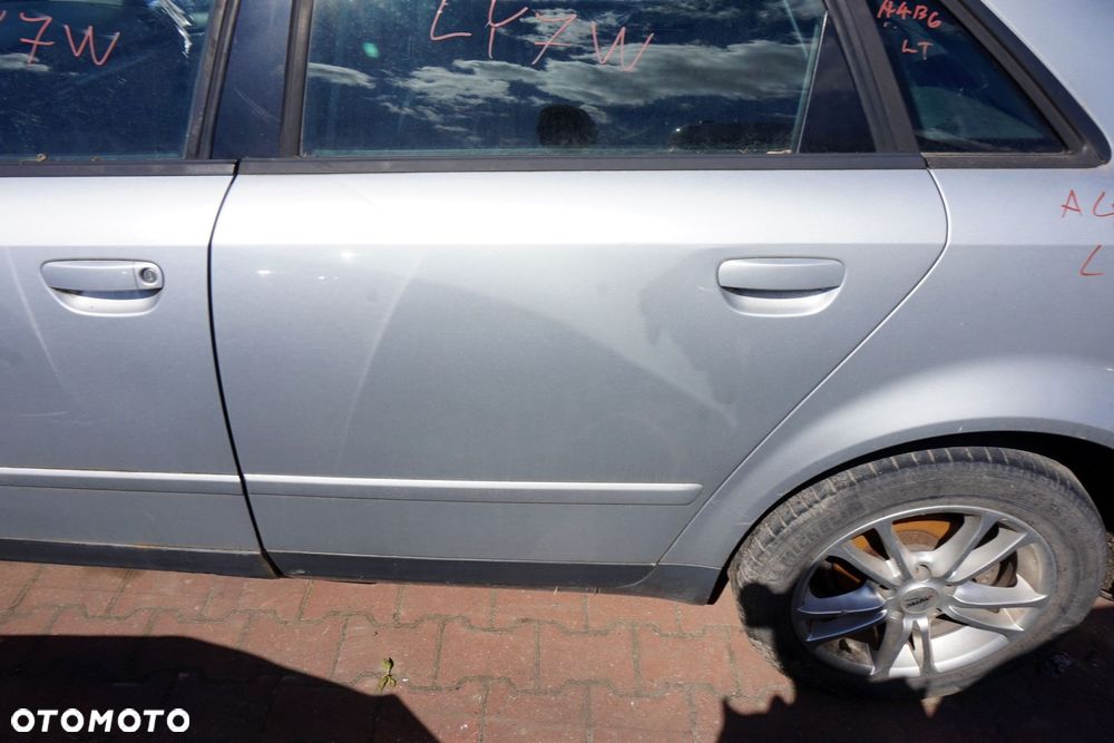 DRZWI TYLNE LEWE A4 B6 SEDAN LY7W  SREBRNY AUDI 2000-2006 - 3