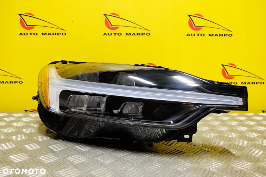 VOLVO XC60 LIFT 2021- REFLEKTOR LAMPA FULL LED SYSTEM PRAWA CZARNA USA - 5