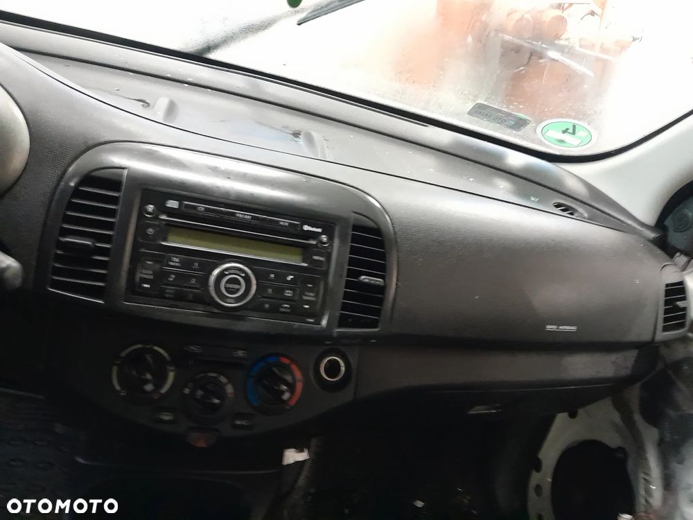 NISSAN MICRA K12 DESKA KONSOLA ROZDZIELCZA KOKPIT AIRBAG PASY KOMPLET - 3