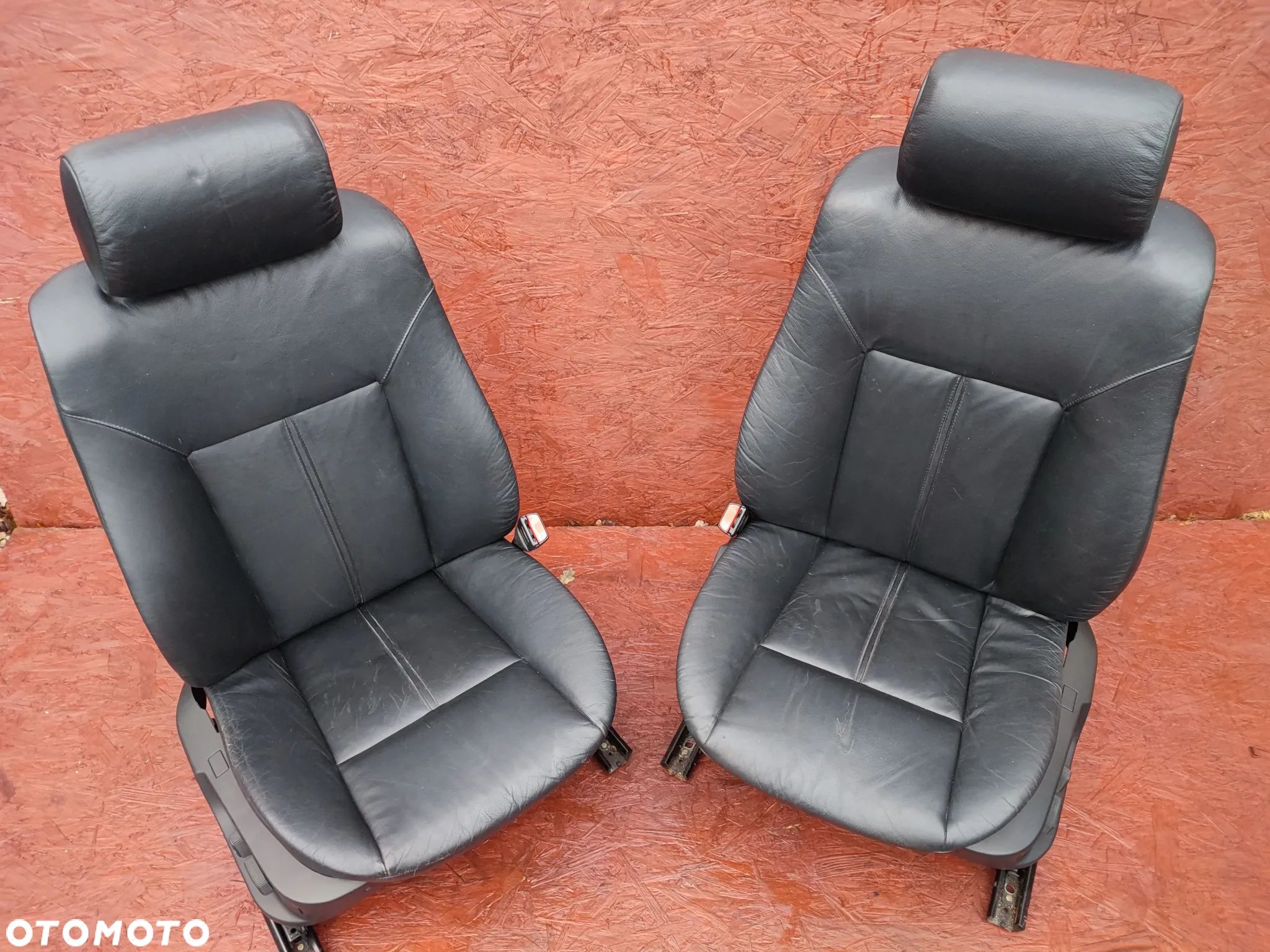 BMW E38 ORYGINALNE FOTELE KOMFORTY ELEKTRYCZNIE USTAWIANE EUROPA CZARNA SKÓRA W BDB STANIE LEWY / PRAWY PODGRZEWANE ELEKTRYCZNIE O NR. 9 069 619 OEM - 1