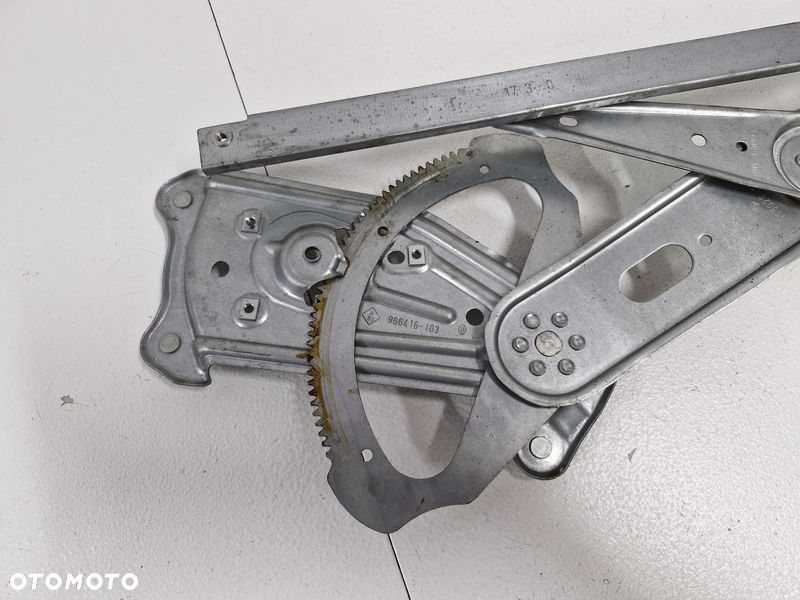 RENAULT SCENIC III 3 MECHANIZM PODNOŚNIK SZYBY LEWY PRZÓD PRZEDNI - 2