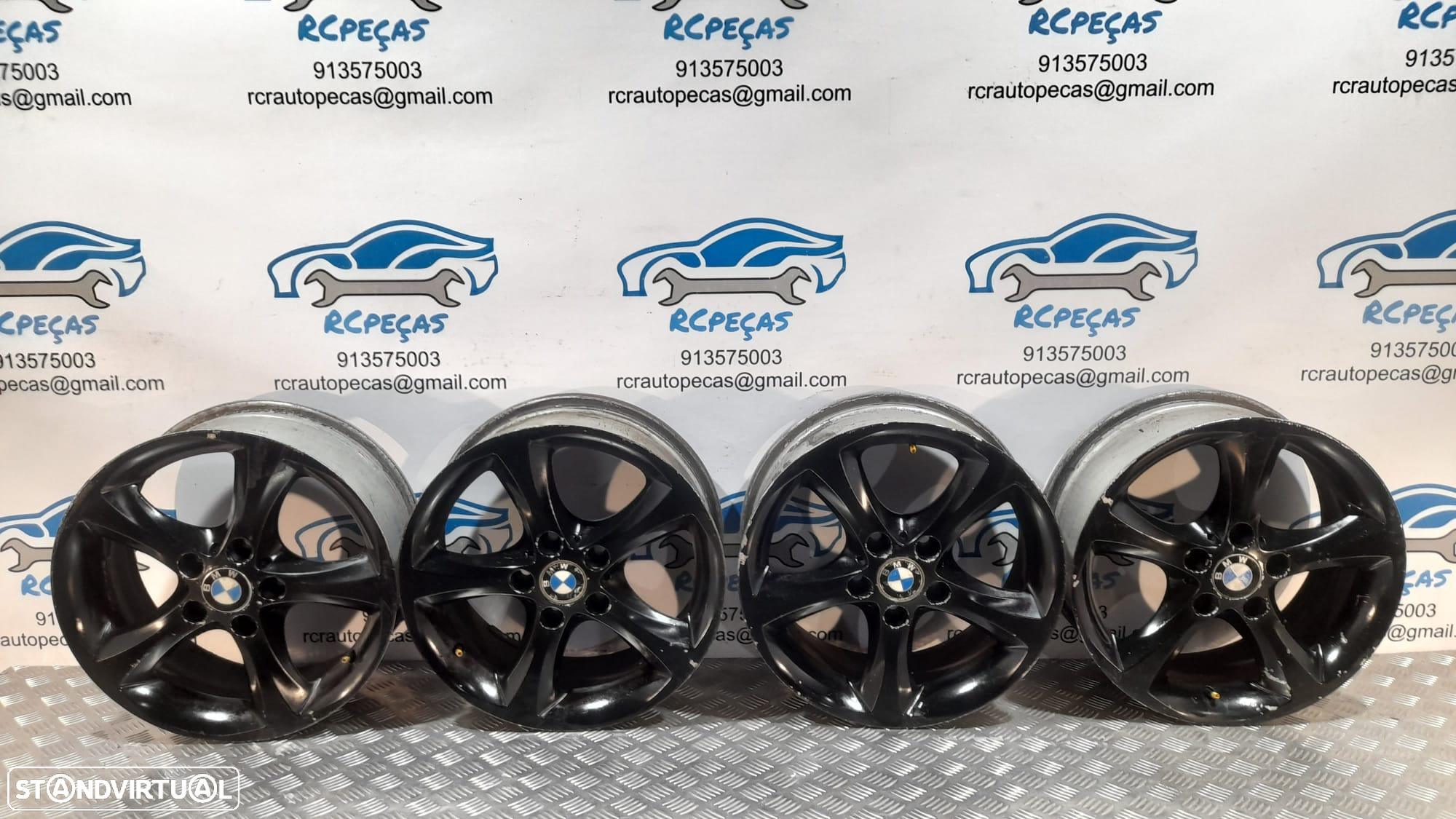 - Conjunto Jantes 17 BMW 7J ET47 5x120 6778219 - 4