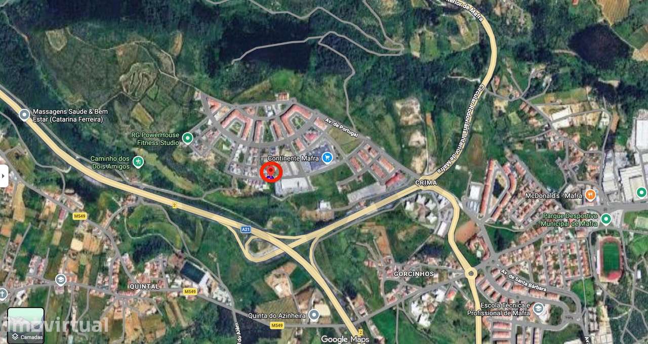 Terreno Urbano para Construção | Quinta das Pevides Mafra Lote 110 - Grande imagem: 2/5