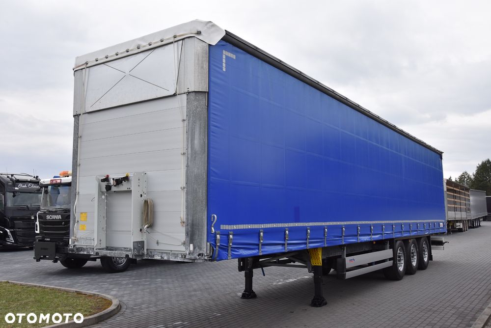 Schmitz Cargobull FIRANA / 240 TYŚ KM PRZEBIEGU! / DACH PODNOSZONY / OŚ PODNOSZONA / WAGA WABCO / STAN JAK FABRYCZNIE NOWY ! ! ! - 1