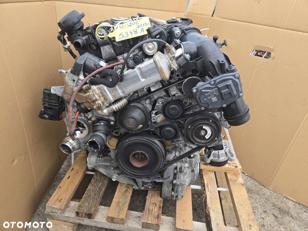 silnik kompletny bmw f10 f11 n47d20c 2.0d 184km x drive 2013r nr mag 5348a - 1