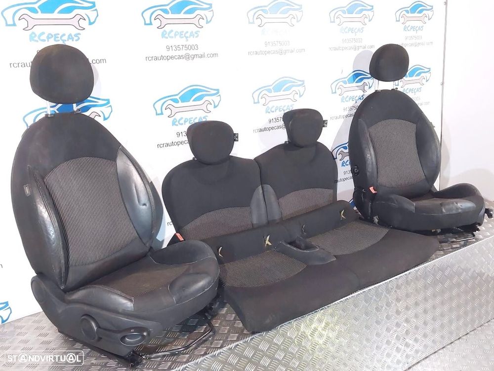 BANCO BANCOS MINI COOPER S R56 MINI ONE D COOPER D PELE TECIDO AIRBAG QUARTELA QUARTELAS - 2