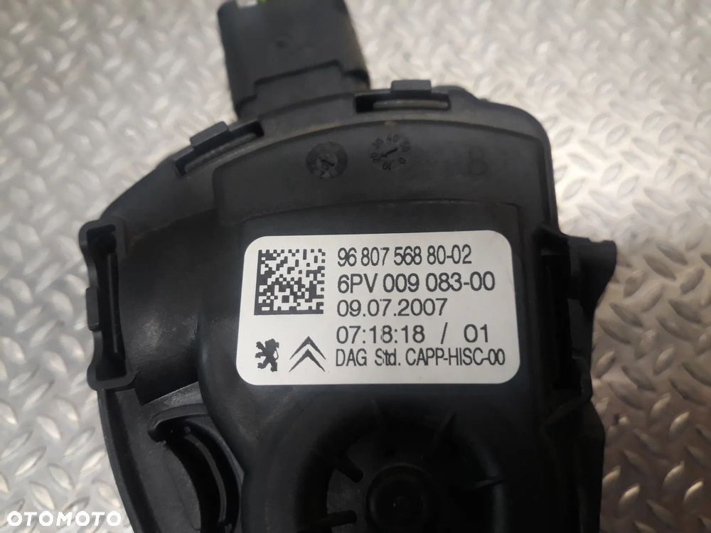 POTENCJOMETR GAZU PEUGEOT 207 1,4 16V  968075688002 - 2