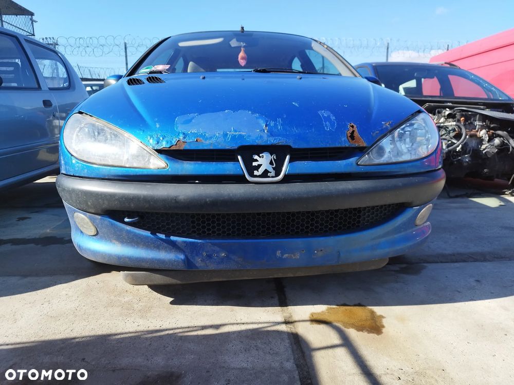 Zderzak przód przedni halogeny wąski Peugeot 206 Lift 2004r 5d hatchback KMF - 1