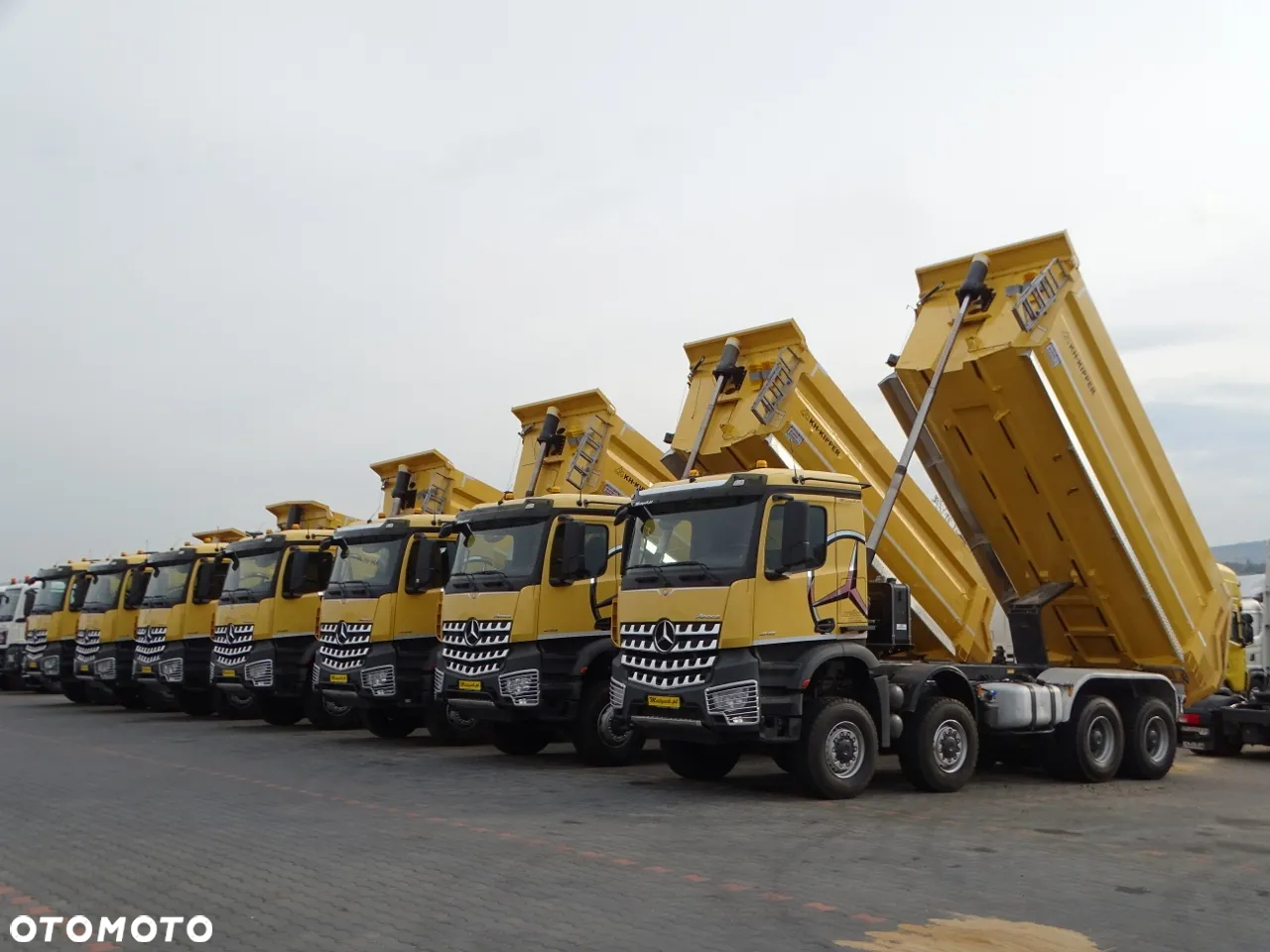 Mercedes-Benz AROCS 4145 / 8x8 / WYWROTKA TYLNOZSYPOWA / KH KIPPER  / EURO 6 - 11