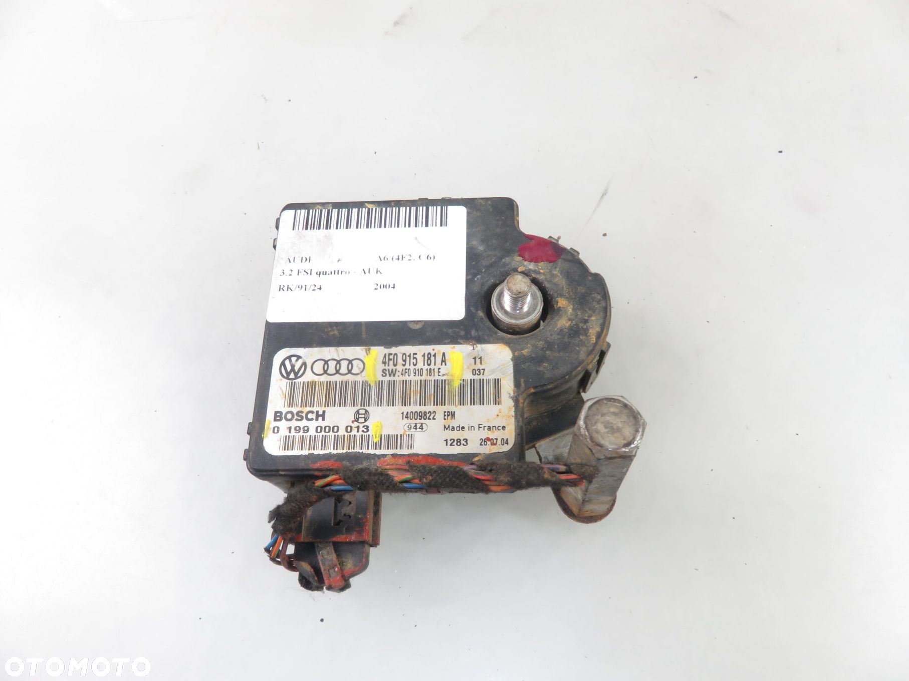 MODUŁ AKUMULATORA AUDI A6 C6 4F0915181A 4F0910181E 0199000013 - 1