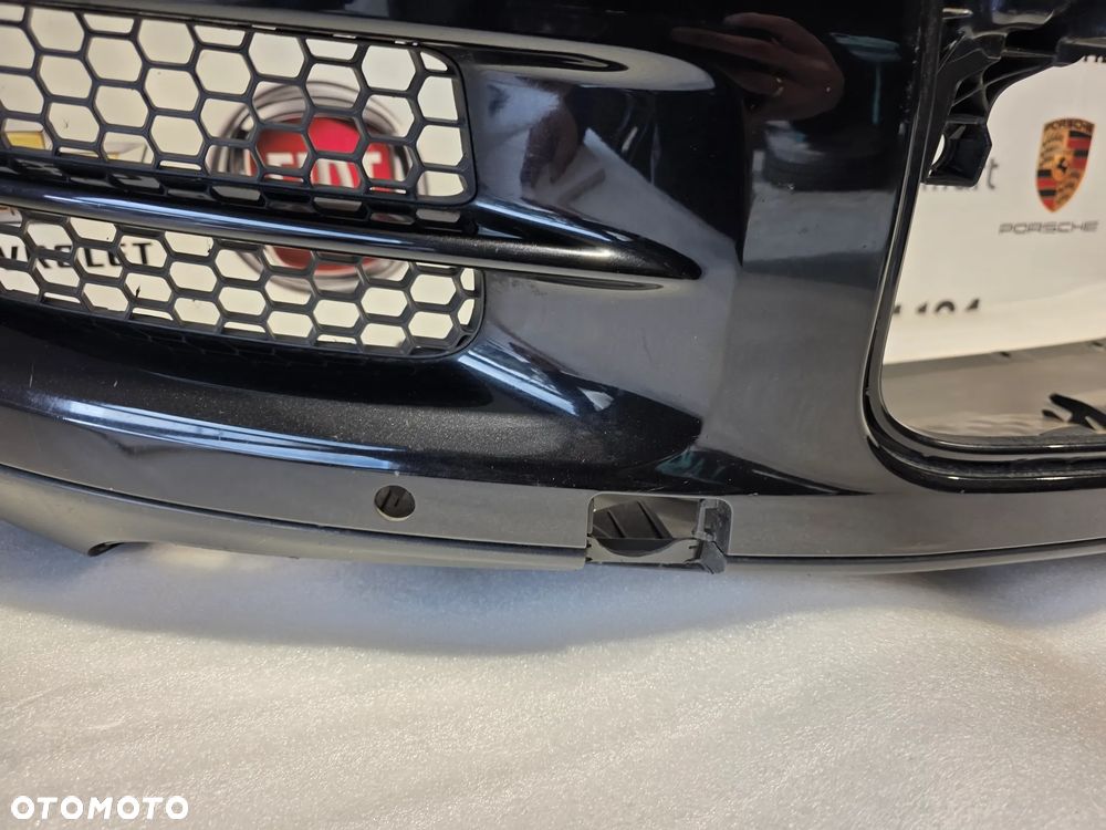 VW TOUAREG 7L6 LIFT 07-10 ŁADNY ZDERZAK PRZEDNI PRZÓD NA SPRYSKI + 6xPDC KOLOR CZARNY METALIK + KRATKI + OSŁONA POD ZDERZAK NR 7L6807221 NR AUKCJI NZ1897 - 7