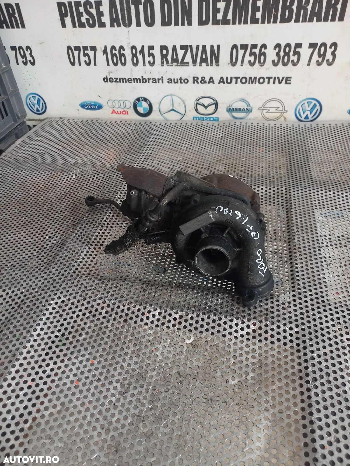 Turbo Turbina Citroen Peugeot Ford Volvo Mazda 1.6 Hdi Tdci Diesel Cod  - Dezmembrari Arad - 1