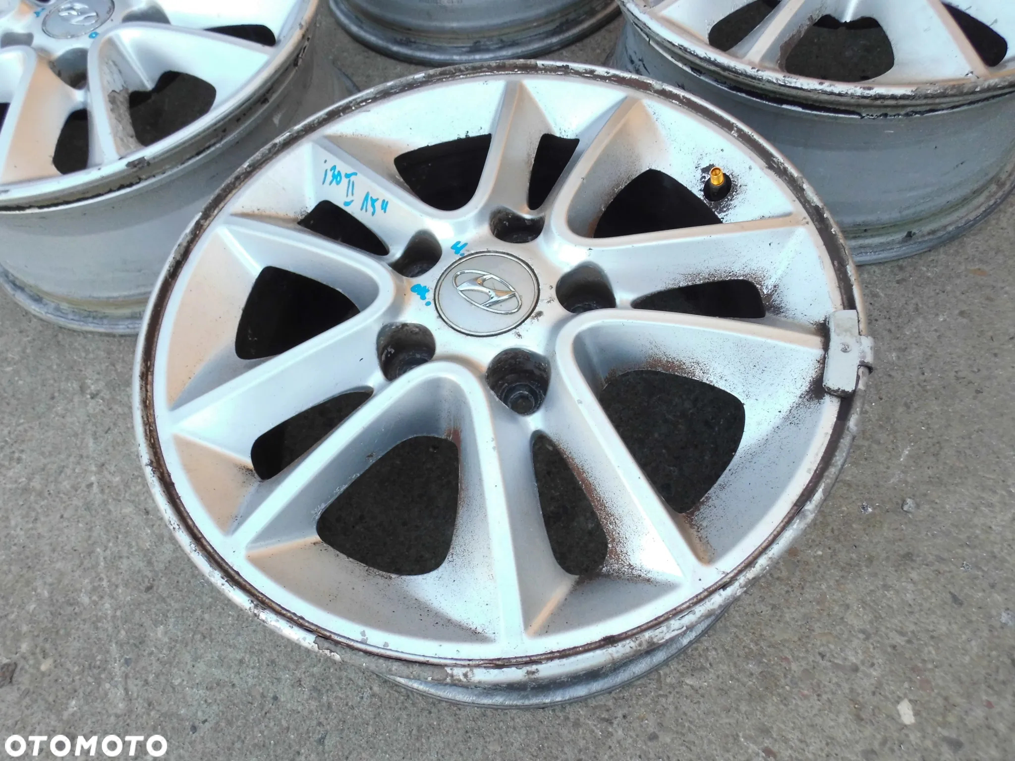 FELGI ALUMINIOWE KIA VENGA CEED I LIFT II HYUNDAI I30 I II 15 CALI ORYGINAŁ - 9