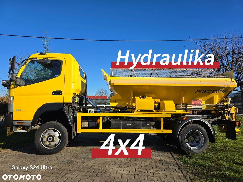 Mitsubishi Canter 6c18 4x4 Hydraulika Fuso piaskarka solarka - 1