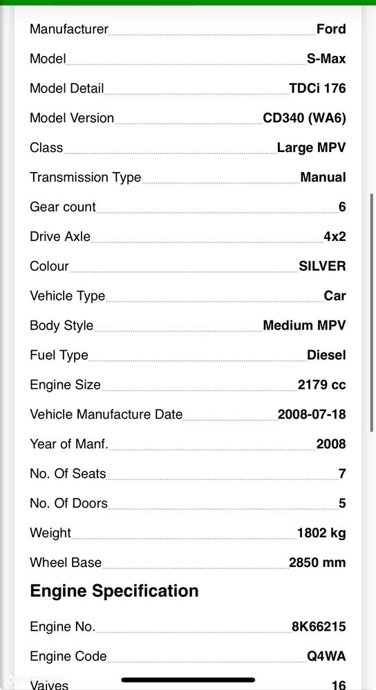 FORD S-MAX MONDEO GALAXY s-max 2.2 TDCI SKRZYNIA BIEGÓW 8G9R7002MC - 3