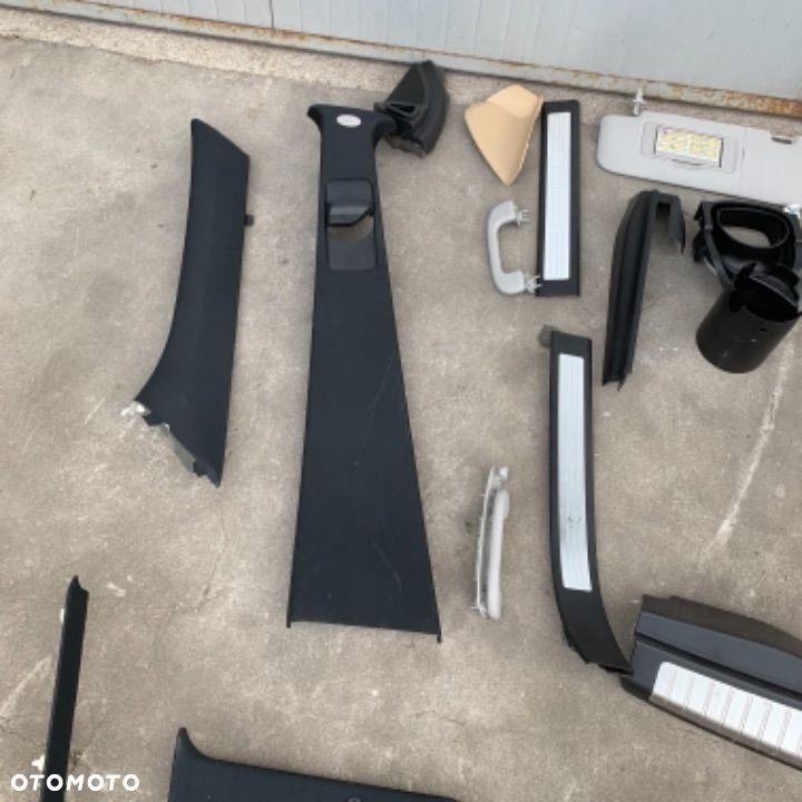 MERCEDES GL 164 listwa dekor plastik słupek czarny amg próg bagażnika uszczelka - 6