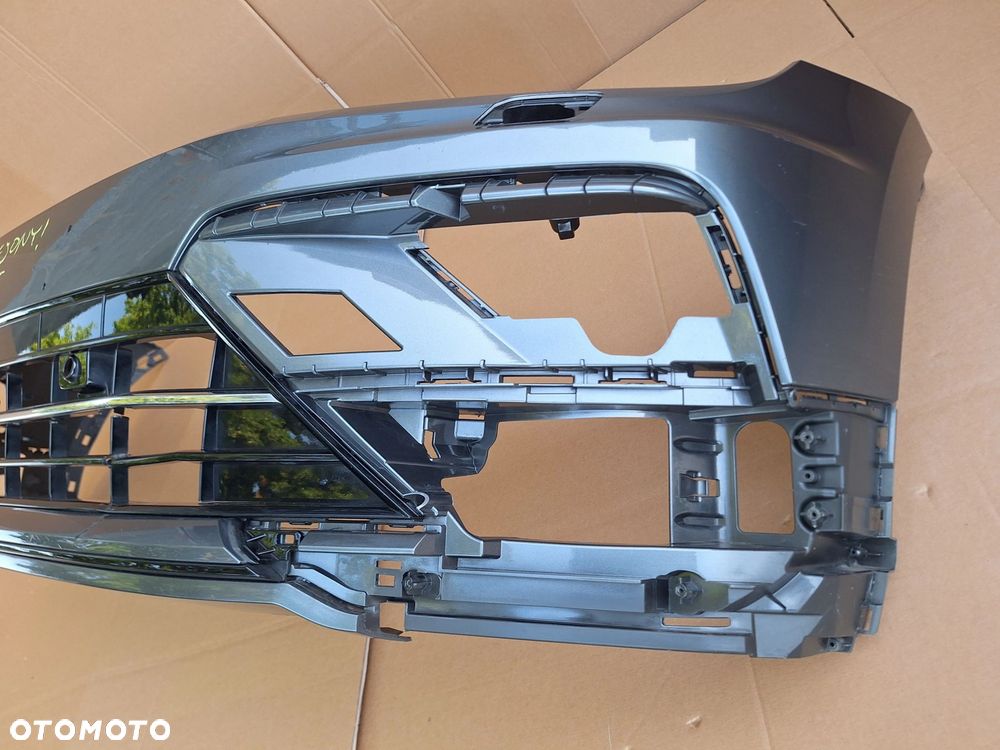 VW TIGUAN II R-LINE 16-20 NIE KLEJONY! ZDERZAK PRZÓD PRZEDNI+ZAŚLEPKA HAKA+LISTWA DOLNA ORYG. 5NA807221B WYSYŁKA KRAJ-EU - 8