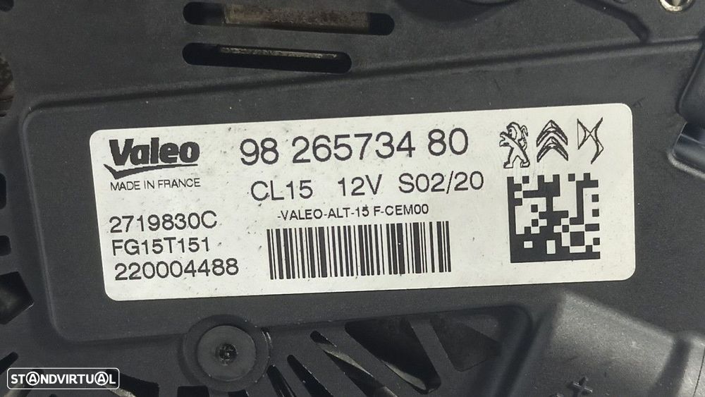 ALTERNADOR PEUGEOT 5008 ALLURE - 8