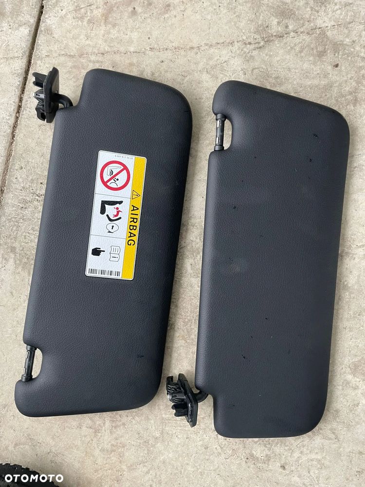 Mercedes W205 daszek słonecznik prawy lewy czarny - 1