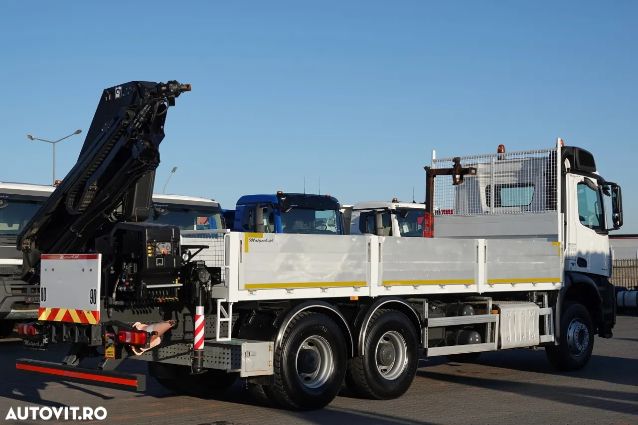 Mercedes-Benz AROCS 2633 / 6x4 / CUTIE - 6,5 M / HDS HIAB 188 b-3 inaltime: 11 M / EURO 6 / RADIO CONTROL / ROTATOR - 8