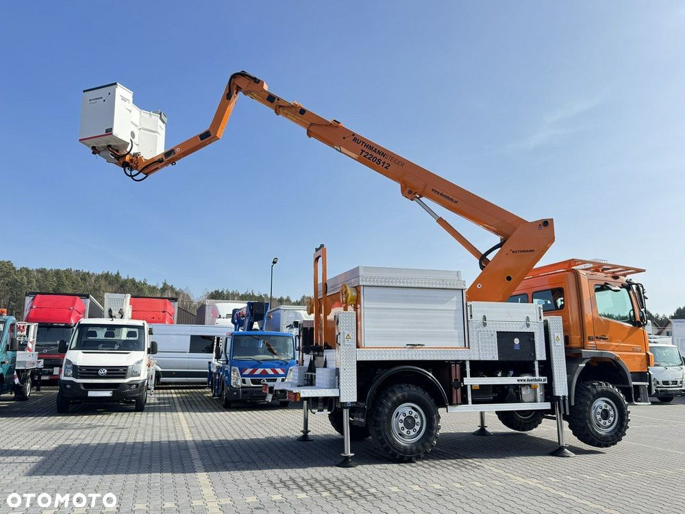 Mercedes-Benz Atego 1324 4x4 Zwyżka RUTHMANN STEIGER T220S12 Podnośnik Koszowy - 7