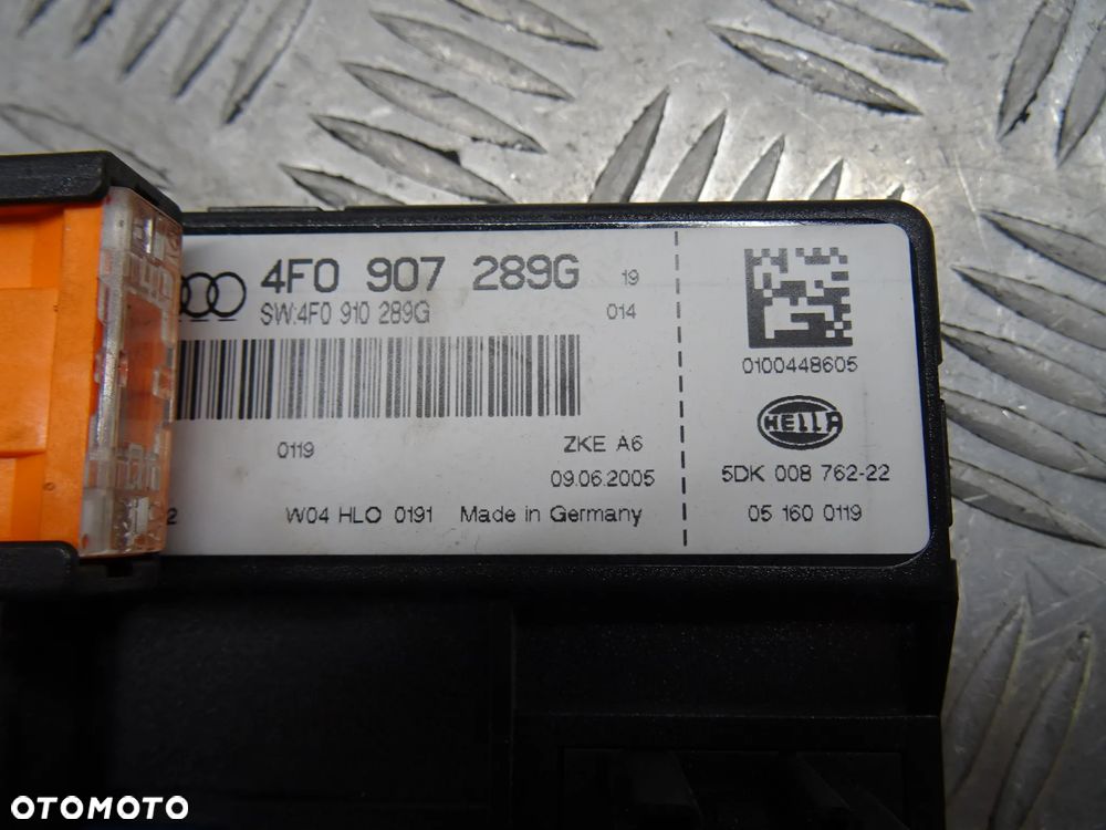 AUDI A6 C6 KOMBI 04-07 4.2 V8 MODUŁ KOMFORTU 4F0907289G - 4