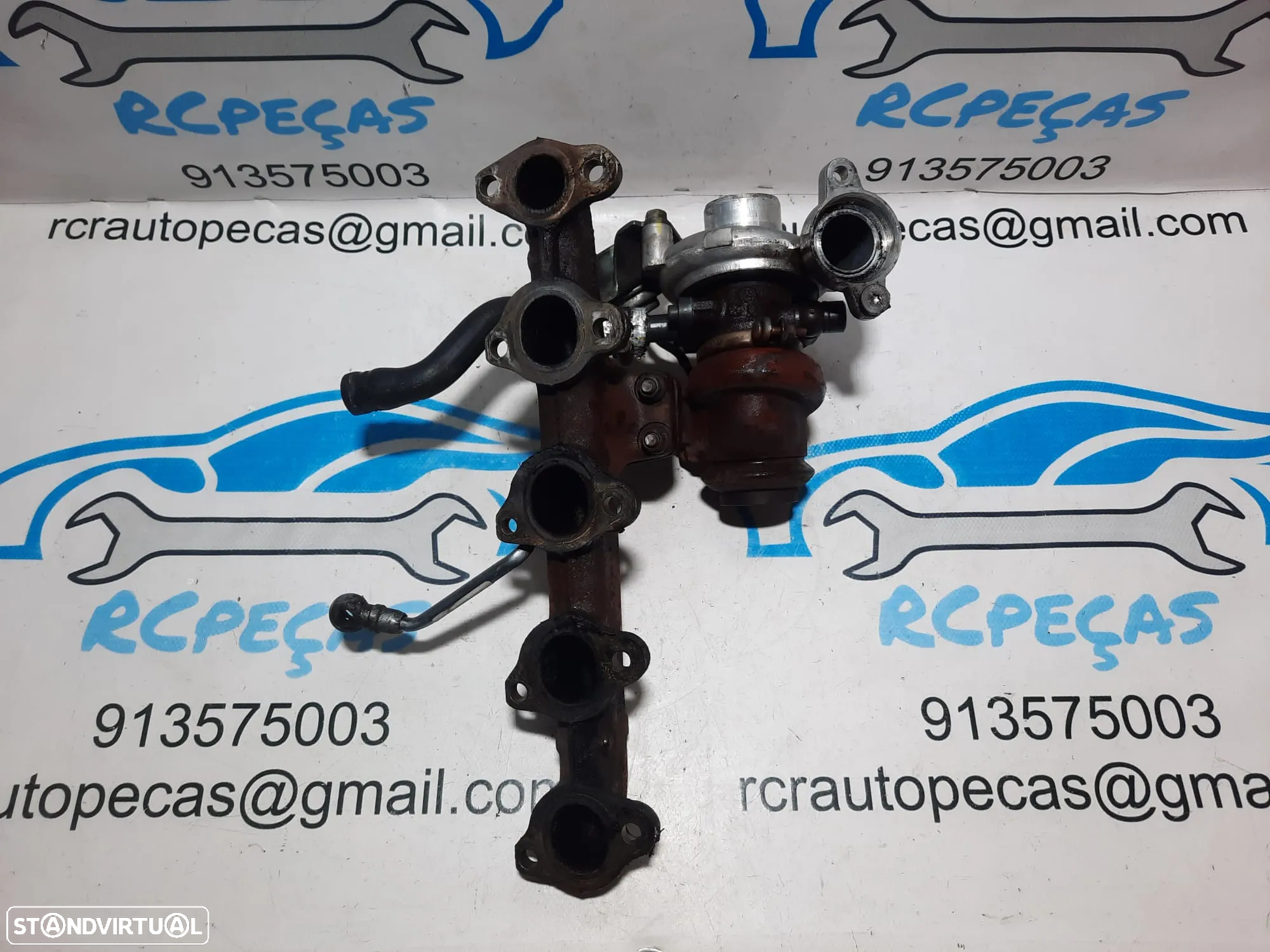TURBO ORIGINAL TD025S206T4 CITROËN C4 1 MK1 1.6 HDI 90CV 9HX PEUGEOT 207 307 PSA - 10