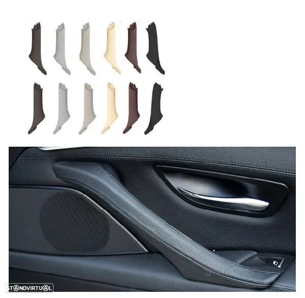 Puxadores interiores Bmw Série 5 F10 e F11    NOVOS - 1