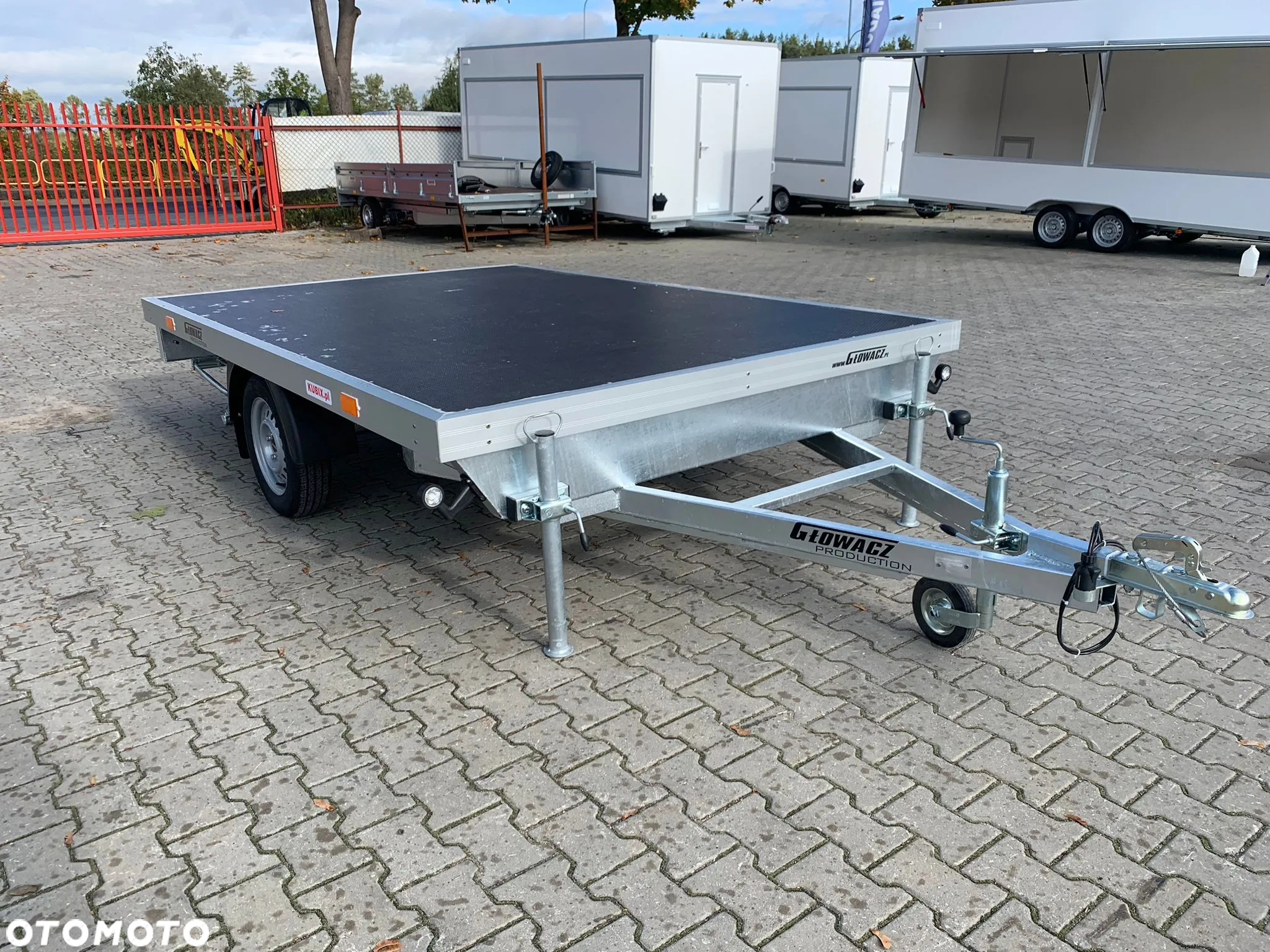 Głowacz Przyczepa do transportu saun, jacuzzi , bali itd.Wymiar 300×200 cm, wyposażona w podpory - 17