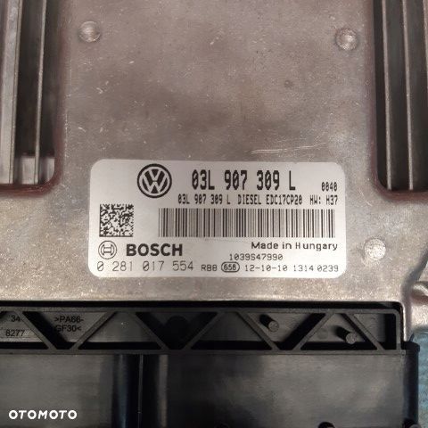 VW T5 T6 Komputer silnika 2.0 TDI 03L907309L - 2