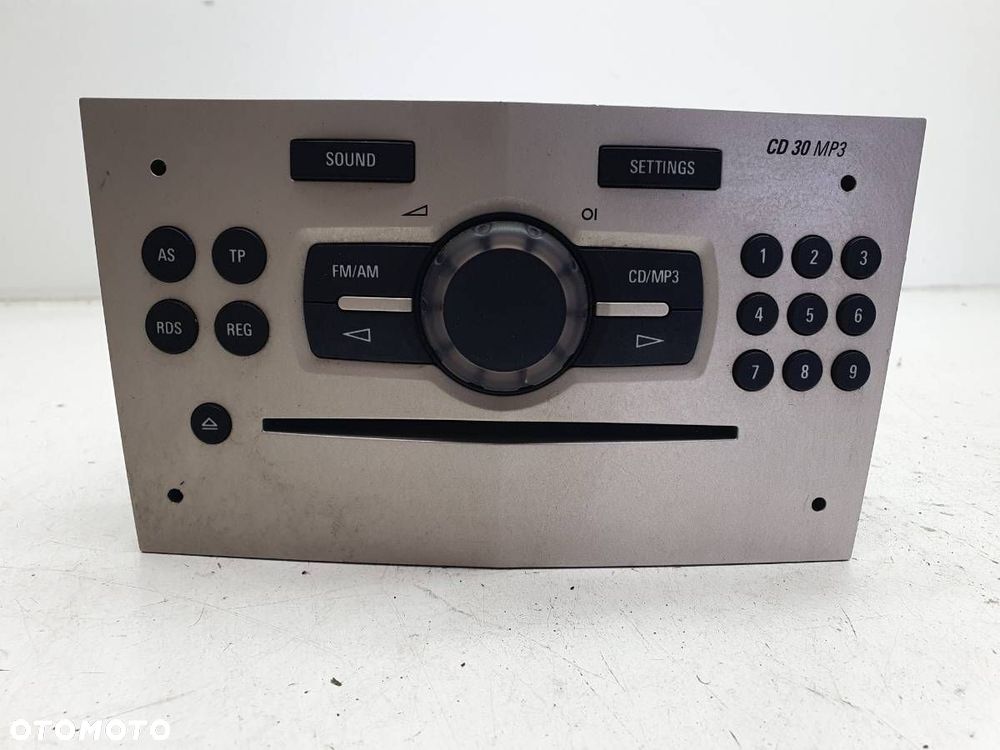 RADIO ODTWARZACZ CD 30 MP3 OPEL CORSA D 344183129 13257028 - 1