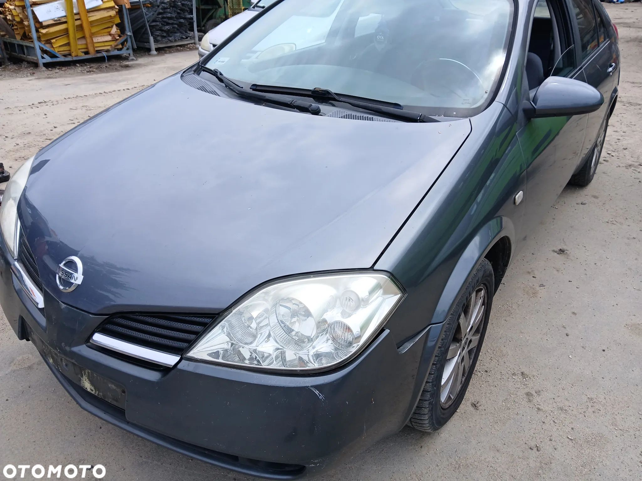nissan primera P12 HB KY5 fotel fotele kanapa deska kokpit podsufitka boczek boczki klamka - 1