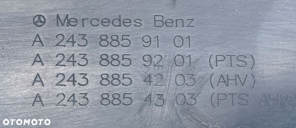 MERCEDES EQA H243 AMG ZDERZAK TYŁ TYLNY PDC - 12