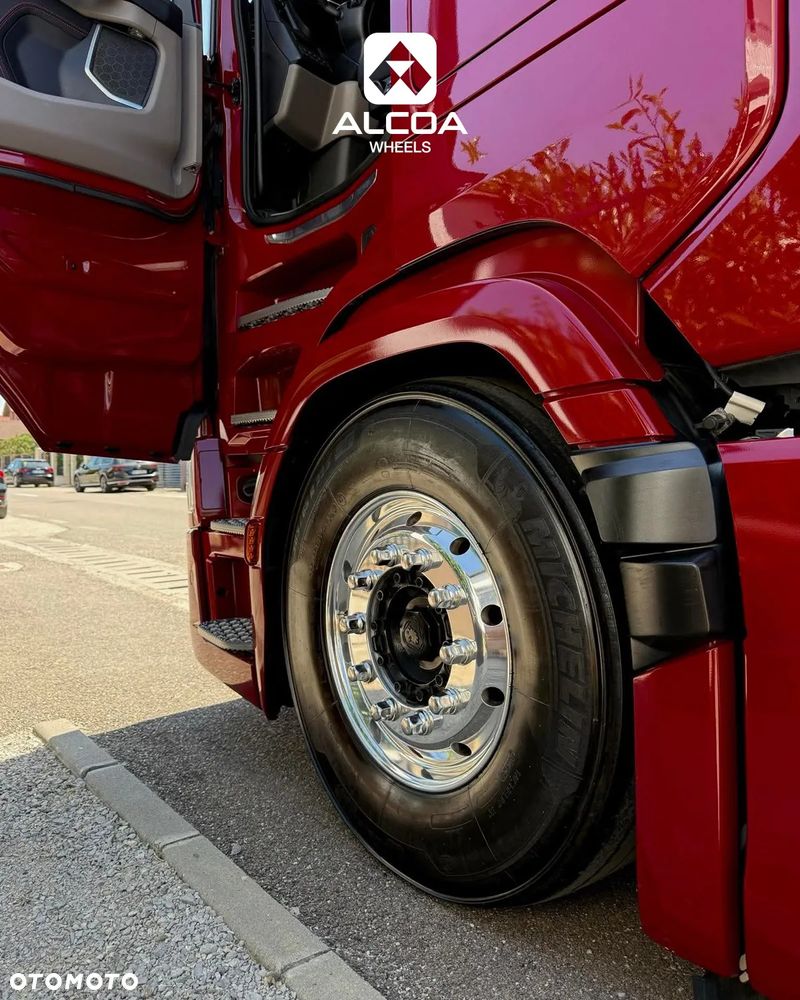 SCANIA / ORYGINALNA FELGA ALCOA + Kapselki GRATIS / ET135 / 22,5 x 11,75 / Dura-Bright / KOSZTY FV / DOSTAWA GRATIS - 2