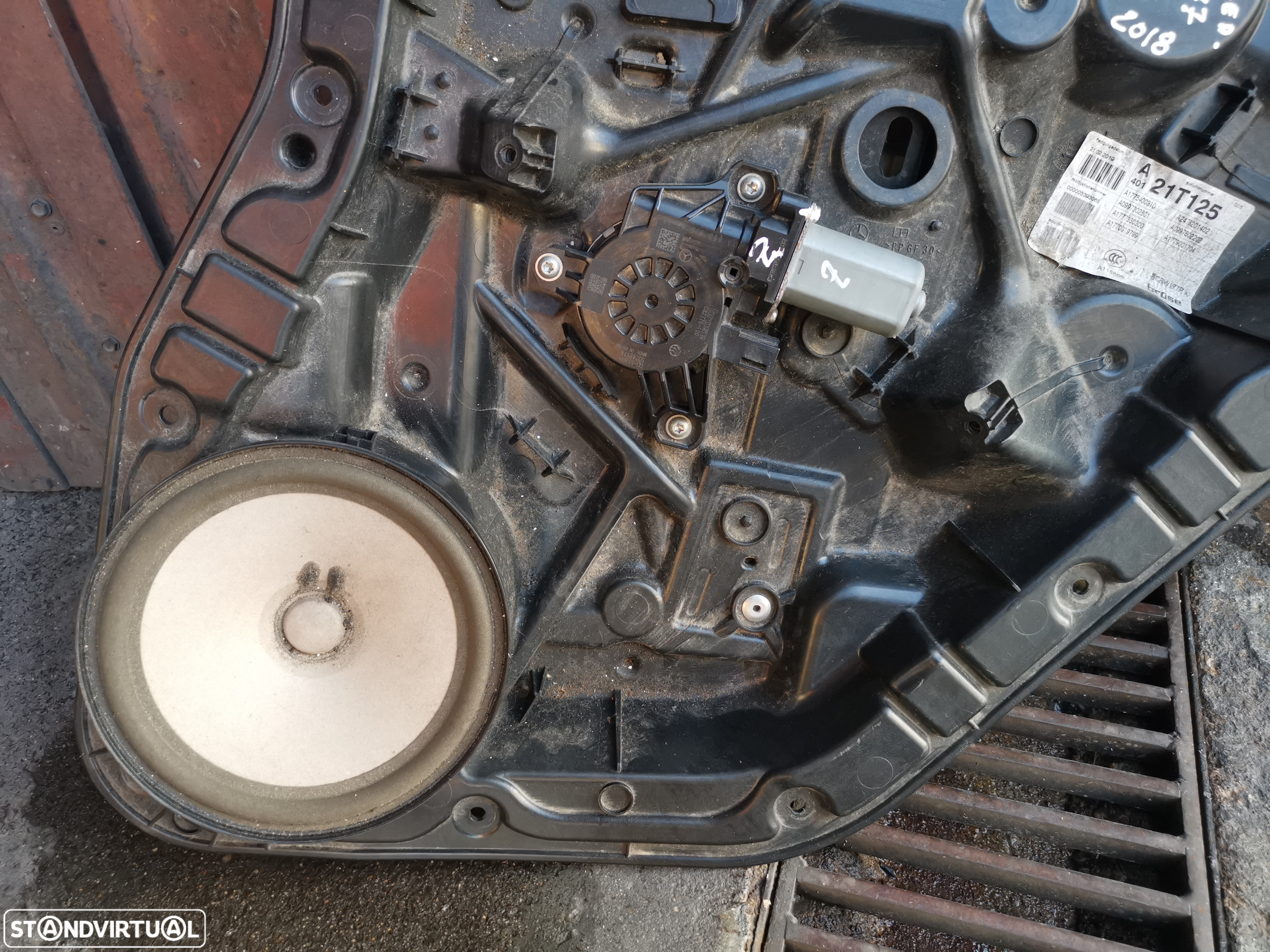MERCEDES A W177 ELEVADOR MOTOR PORTA TRÁS DIREITA - E092 - 5