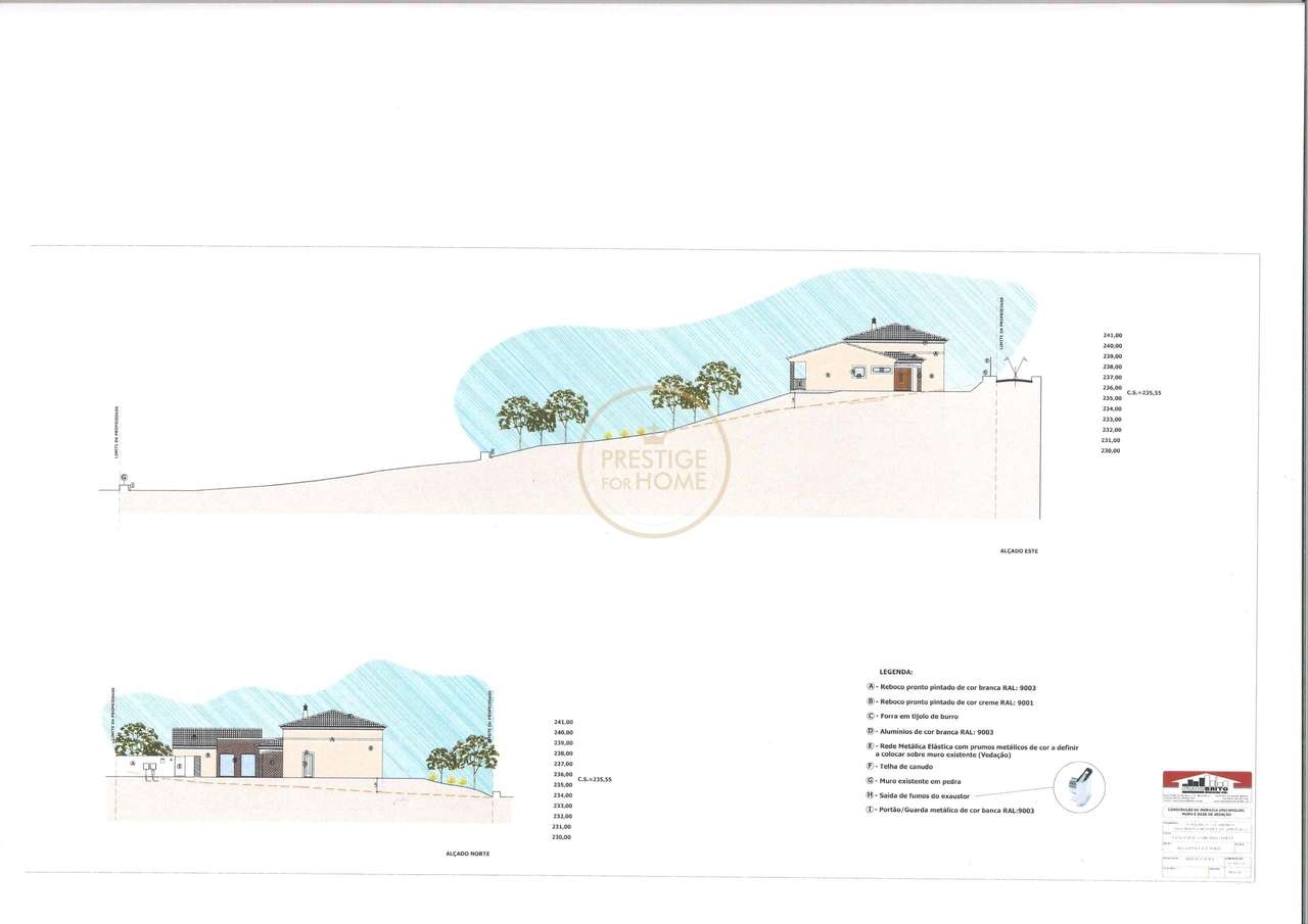 TERRENO COM PROJETO ARQUITETURA APROVADO PARA MORADIA T3 - CORCITOS - Grande imagem: 2/17