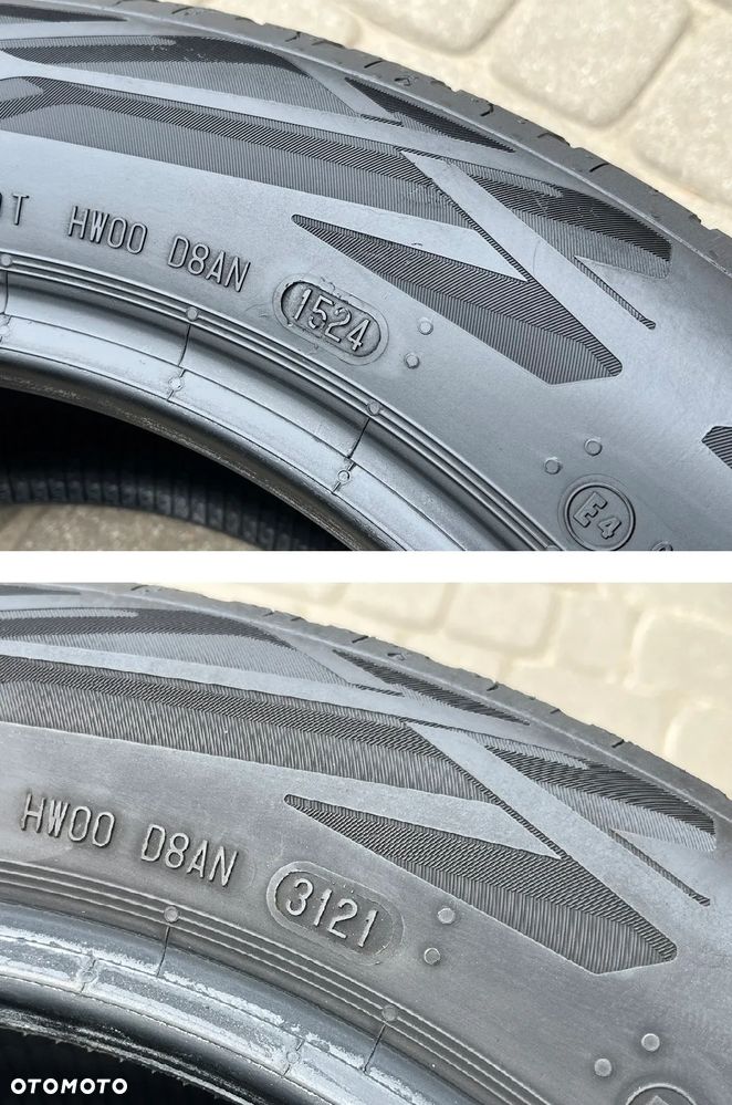 CZTERY LETNIE OPONY CONTINENTAL 225/55 R17 101Y  5 i 6 MM BIEŻNIKA 2024 / 2021 ROK - 8