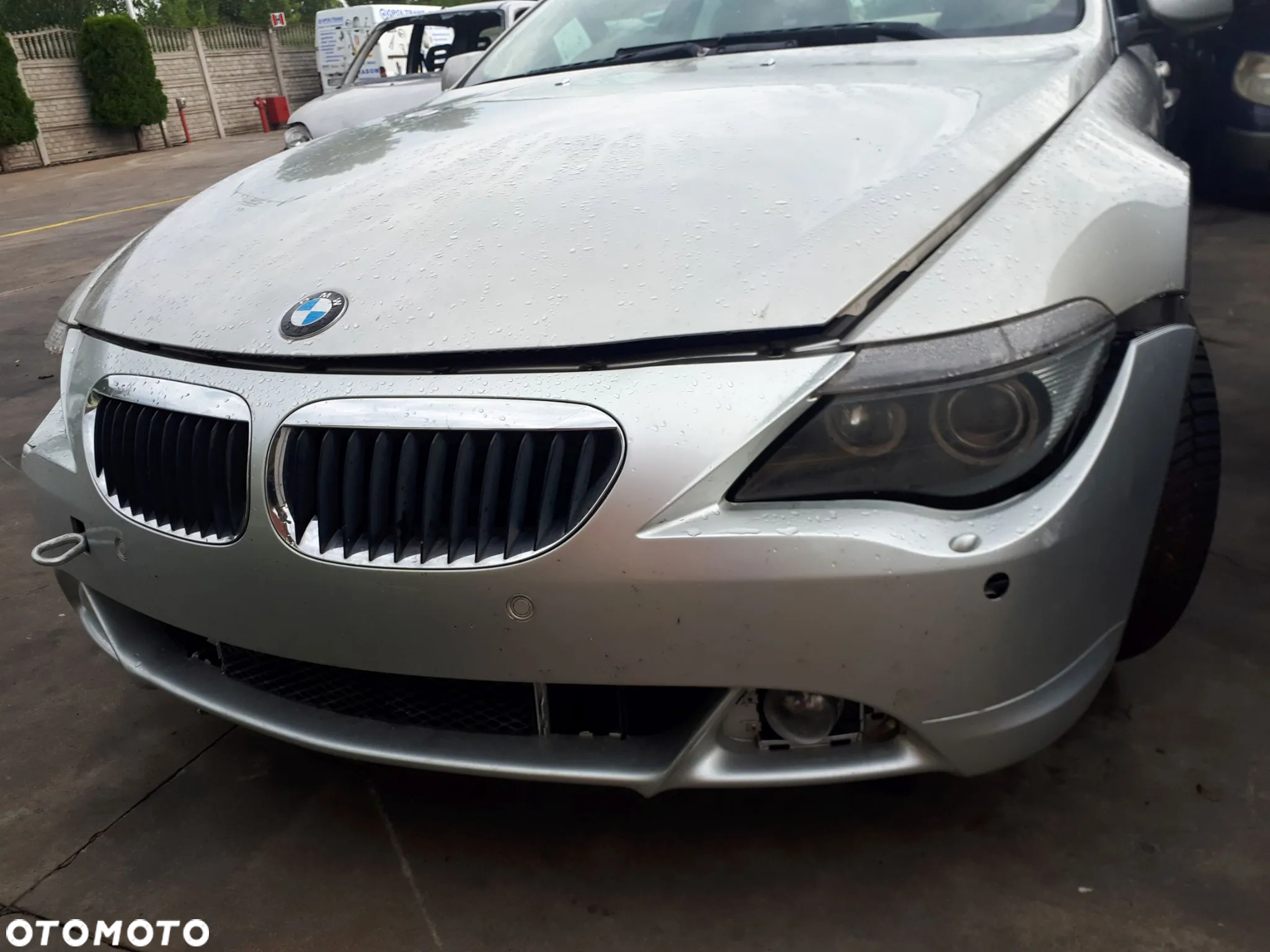 BMW E63 6 630i 03-06 ZDERZAK PRZÓD PRZEDNI PDC SPRYSKI A14/7 MINERALSILBER - 22
