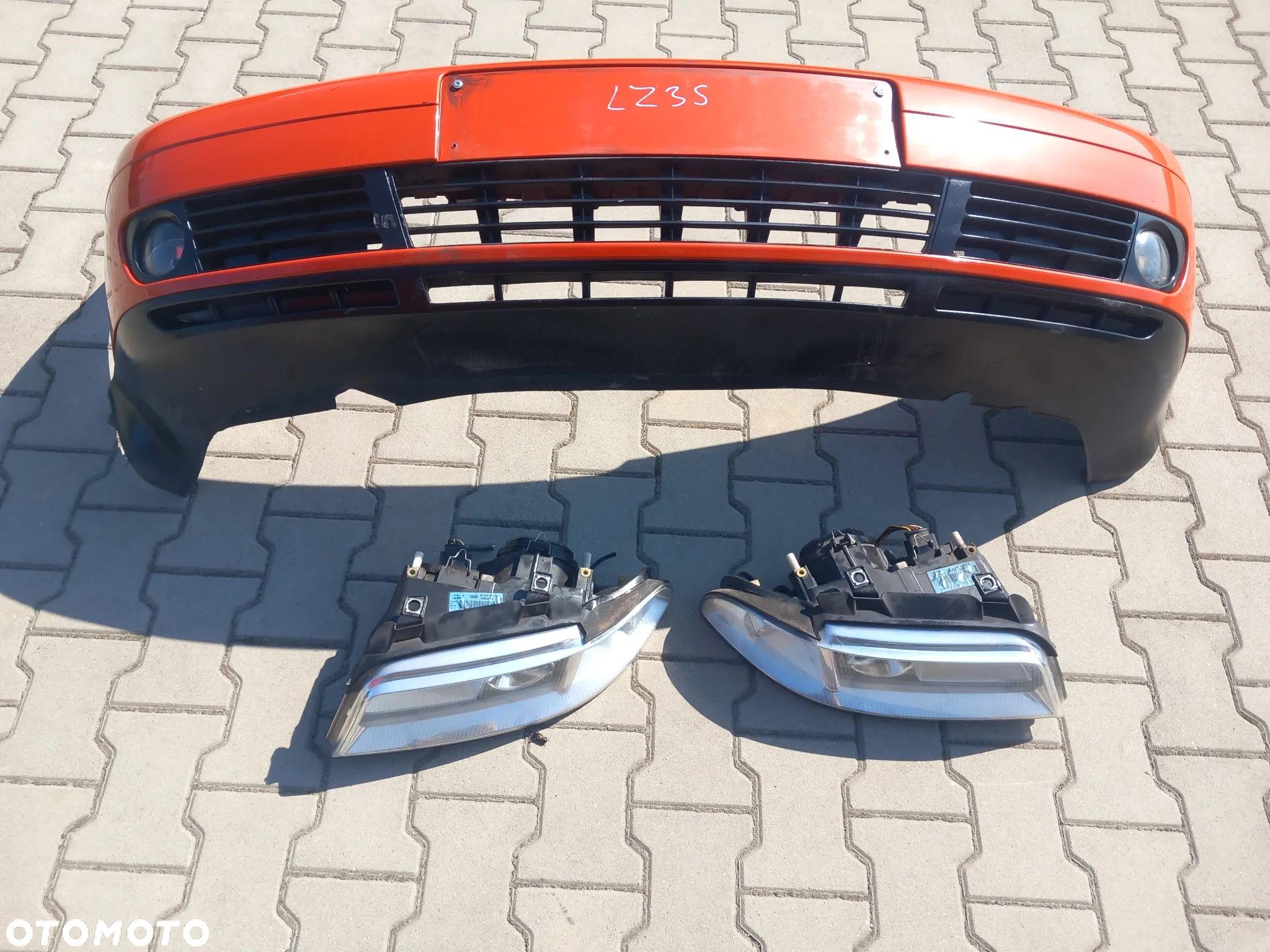 Zderzak przód lampy audi a4 b5 lift LZ3S Europa stan super oryginał czesci Radom - 1