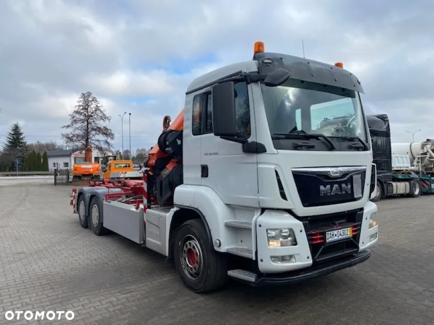 MAN TGS 26.480 6X4 EURO 6  hakowiec MEILLER RK 20.65TS z żurawiem PALFINGER PK34002-SH - 4