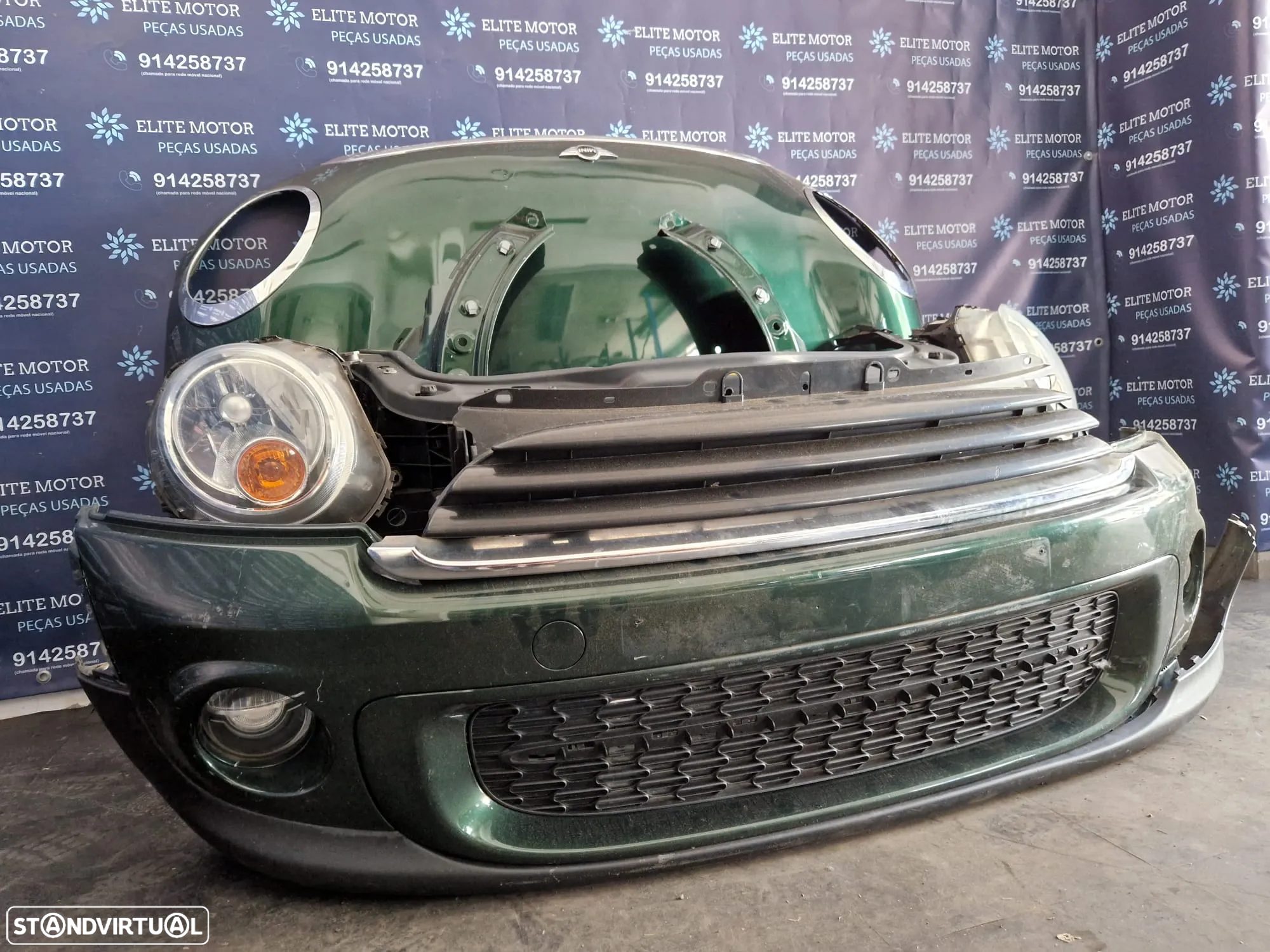 Frente completa usada MINI ONE COOPER R56 1.6D LCI capot parachoques guardalamas oticas radiadores R55 R57 - 4