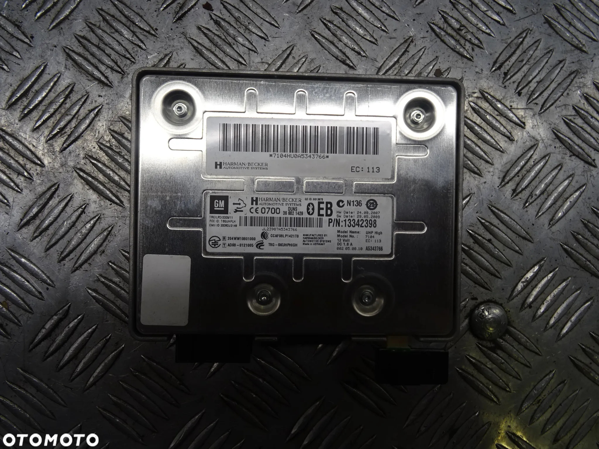 OPEL INSIGNIA SILNIK 2.0 CDTI 160KM Z177 MODUŁ BLUETOOTH 13342398 - 3