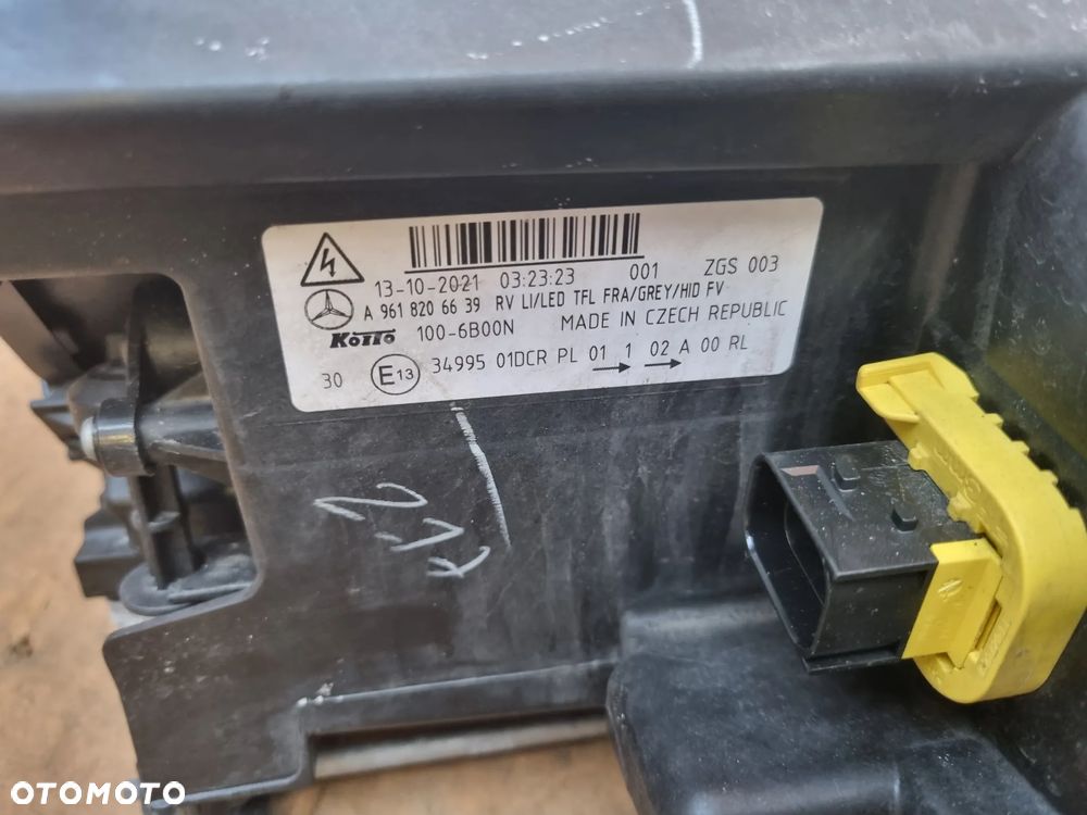 MERCEDES ACTROS MP4 LIFT MP5 961 LAMPY XENON KOMPLET - 9