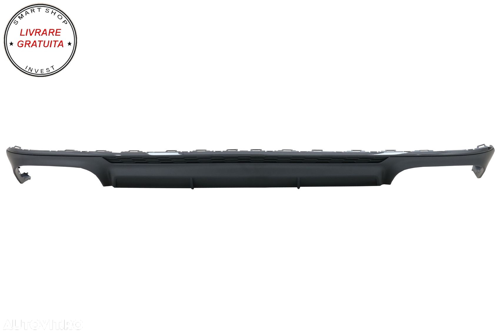 Difuzor Bara Spate si Ornamente Evacuare Audi A6 C8 4K Avant Sedan (2018-up) S6 De- livrare gratuita - 3