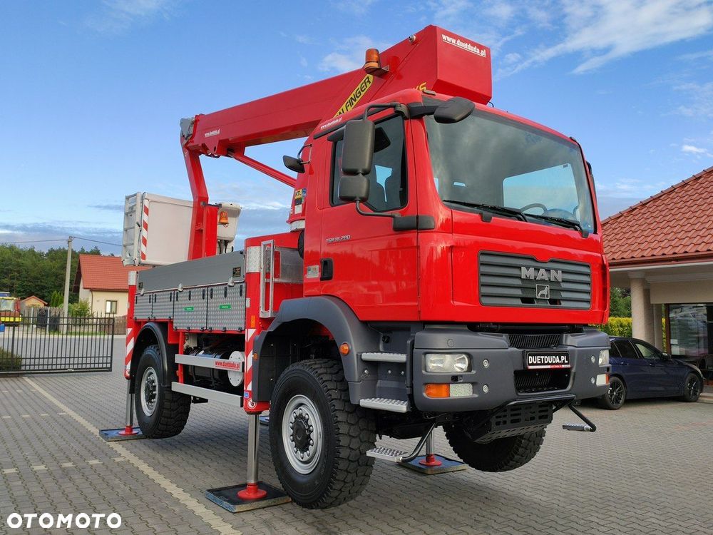 MAN TGM 18.280 4x4 Zwyżka Bison Palfinger TKA 28 Podnośnik Koszowy - 41