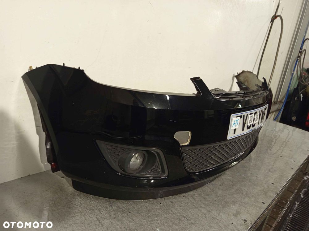 + ZDERZAK PRZÓD PRZEDNI FORD FIESTA MK.6 6 VI D2 CZARNY LIFT FL HALOGENY - 3